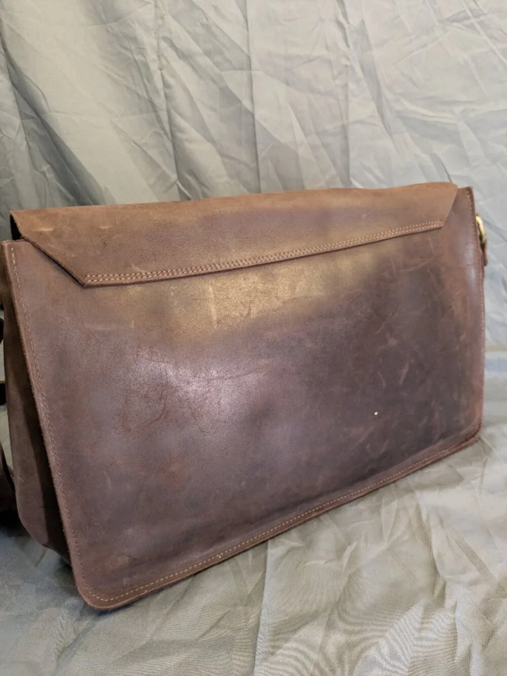 Leather Messenger/Laptop Bag